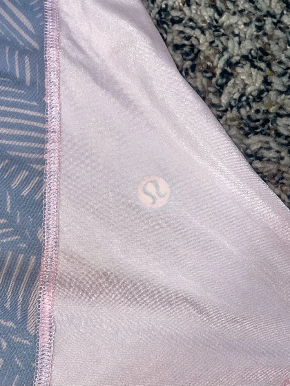 Lululemon Cool To Street Tank Blush Quartz / Banana Leaf Sheer EUC